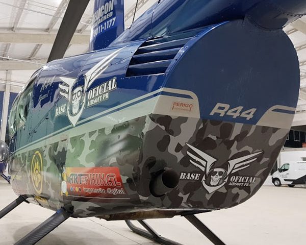 Personalização de Veículos Helicóptero