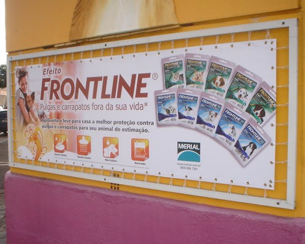 placa lona frontline