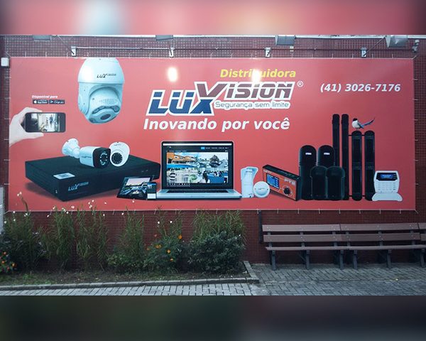 placa lona distribuidora lux vision