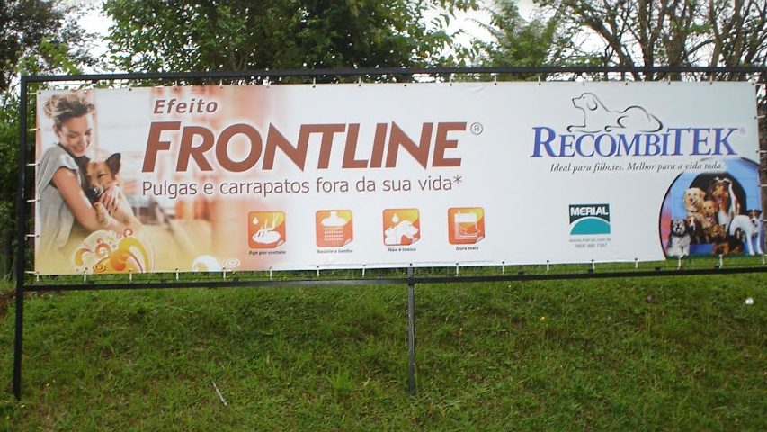 placa lona frontline